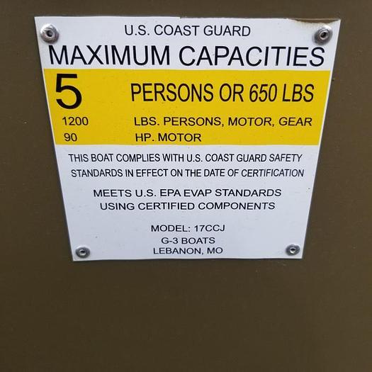 New 2022 G3 17 CCJ Jet Tunnel Hull (Desert Brown)