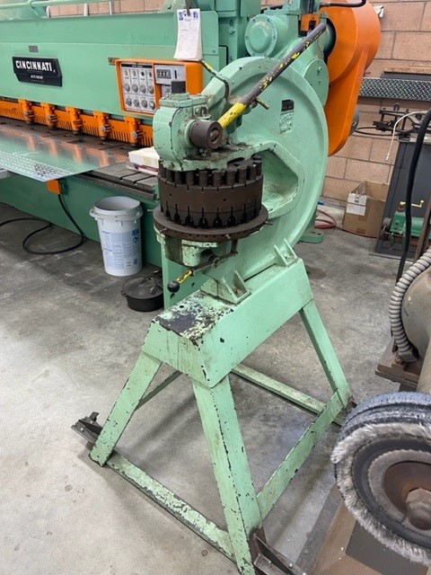 Used Rotex 18AK Hand Turret Punch 8 Ton #6372