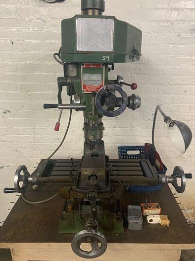 Used 5966-410 ENCO Complex Milling Drilling Machine MODEL RF-30 With Cabinet Stand