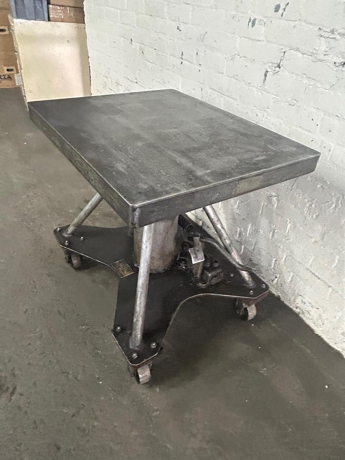Used Vintage - Lyon Iron Works Hydraulic Lift Truck / Welding Table