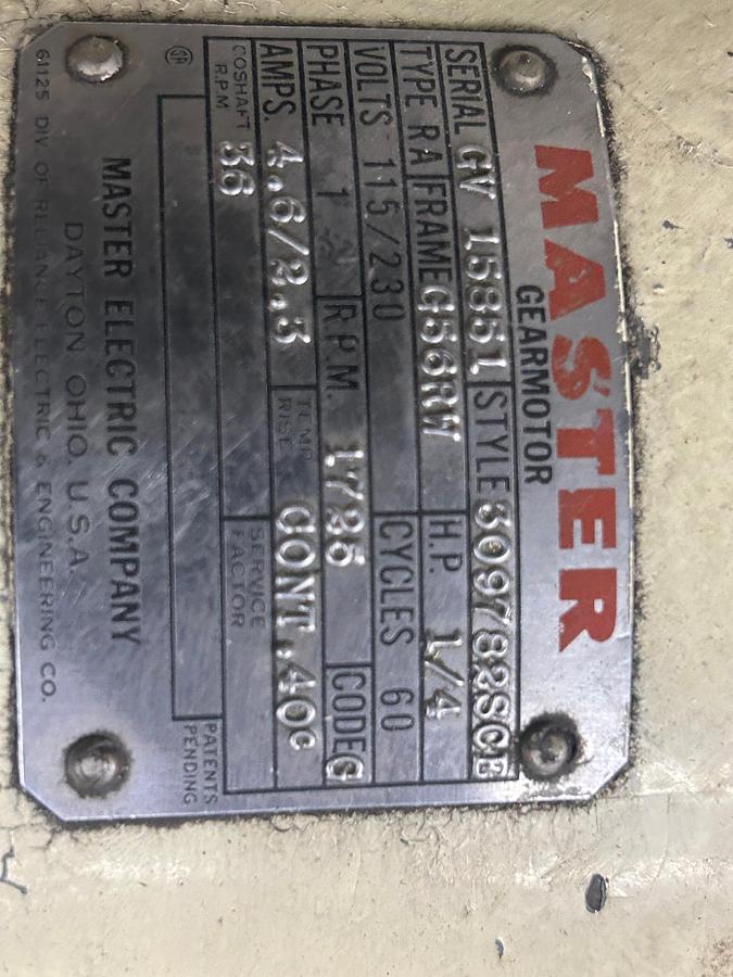 Used 300Lbs Littell Model #3 Motorized Coil Reel Uncoiler