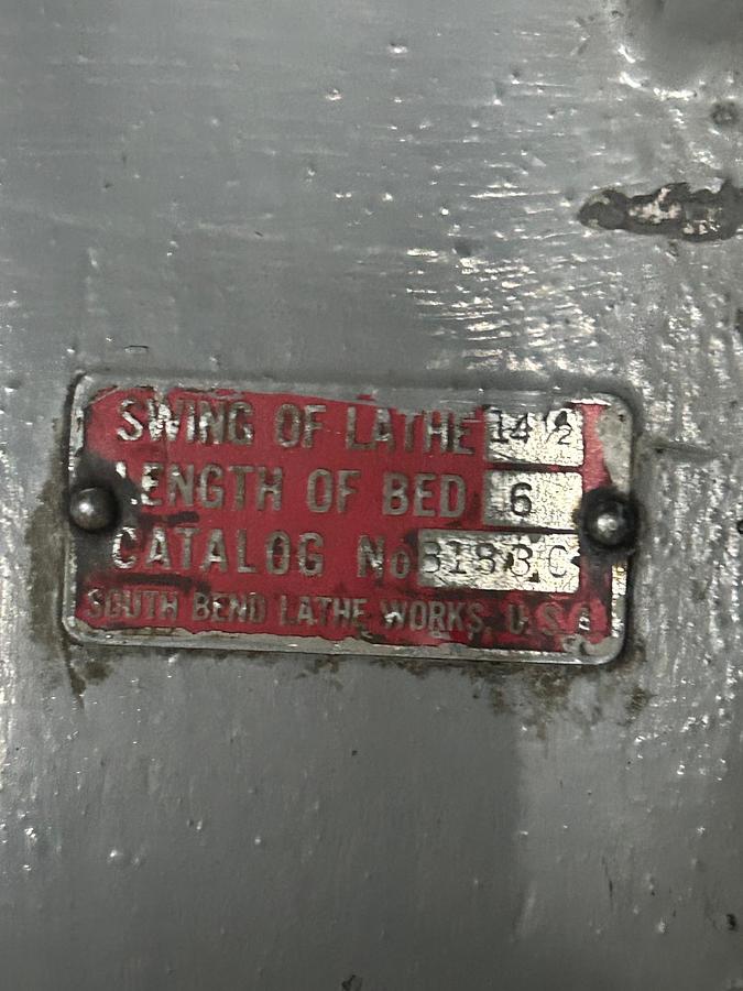 Used South Bend 14-1/2"X 38" Heavy Duty Precision Lathe Model 8183C W/ Taper Attachment & Tooling