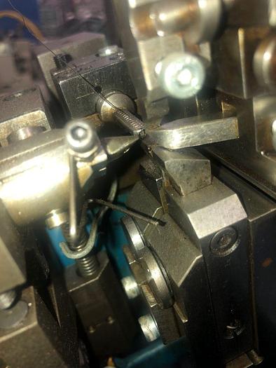 Used 3262-100 MGZ Type Single Cable Chain Making Machine Tooled 0,22mm Single Cable