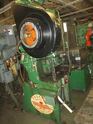 Used 1672-230 Federal 22 Ton HIGH SPEED OBI Single Crank Power Press, Model 22T