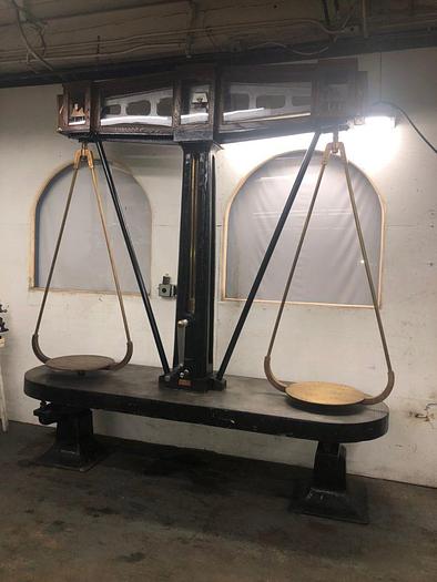 Used 4777-385 Antique US Mint Henry Troemner Type Gold Assay Bullion Balance Beam Scale