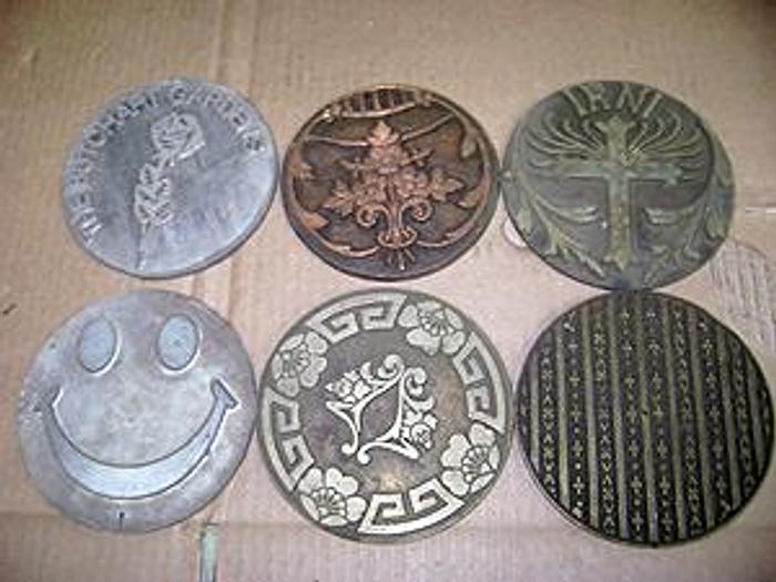 Used Antique Brocading Plates IN STOCK