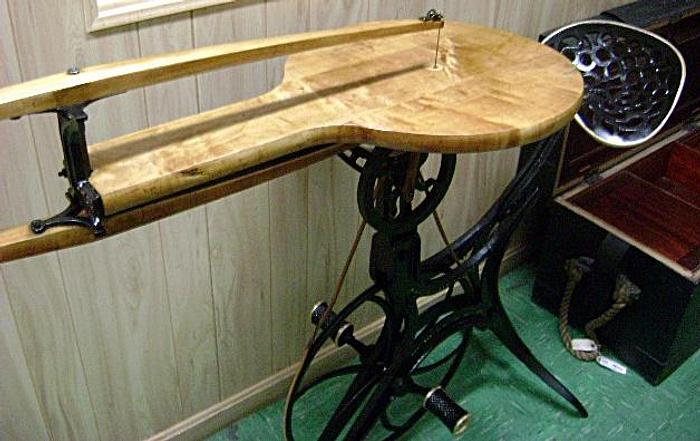 Used 7224-385 Antique Pedal Operated Bicycle Style Scroll Saw, Circa 1876