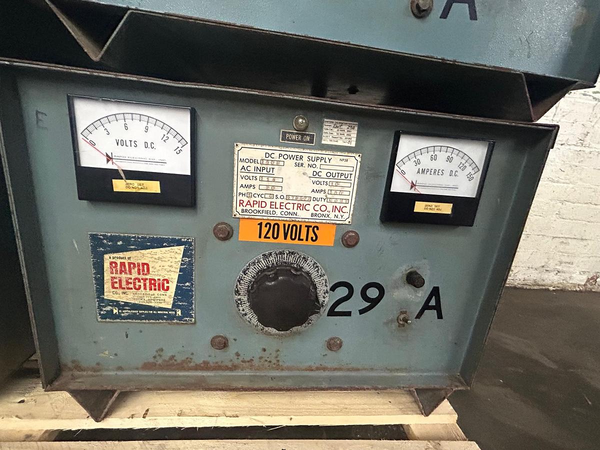 Used Rapid Power Technologies-Electroplating Rectifier for Industrial Metal Finishing