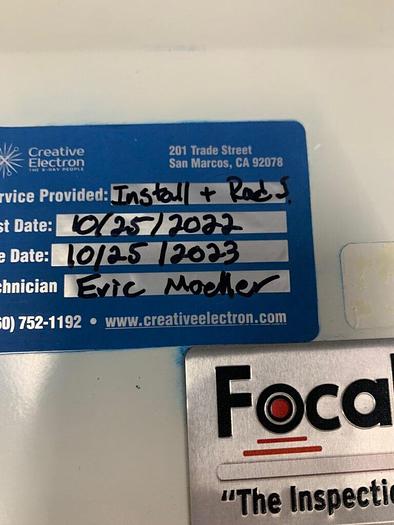 Used Focal Spot Verifier HR FXS090D X-Ray, Portable Inspection System – New 2011