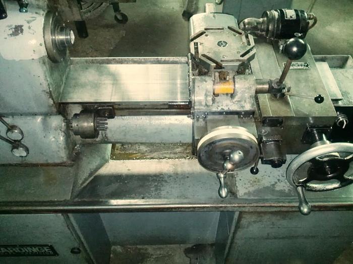 Used Hardinge Model HC Super Precision Lathe with Threading Attachment