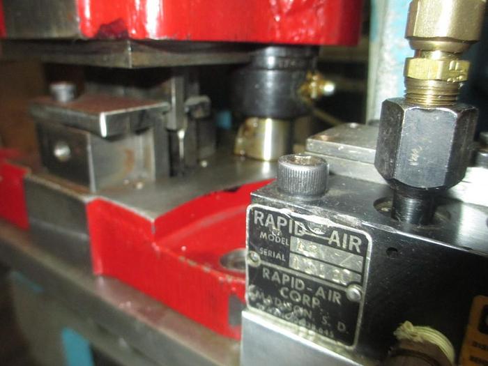 Used 0609-230 Artos Back Flywheel Terminal Cut-Off Press, Model AE 42755