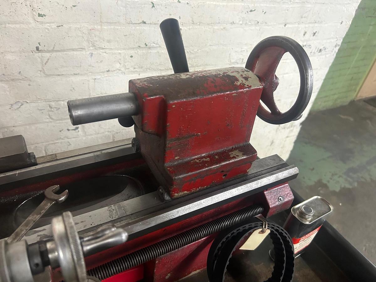 Used Clausing 10" x 24" Precision Floor Model Belt Drive Metal Cutting Lathe, Model #4903