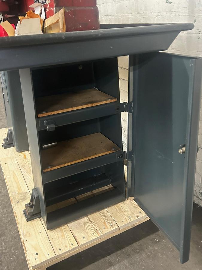 Used Clausing Model 4904 10" x 24" Precision Toolroom Lathe with Cabinet Stand