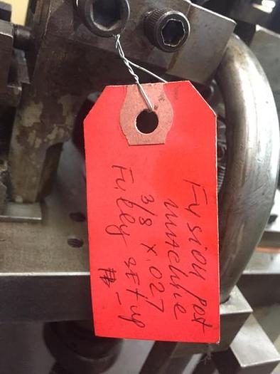 Used 2463-140 Jewelry Earring Fusion Post Making Machine – .027″ x 3/8″ long earring post