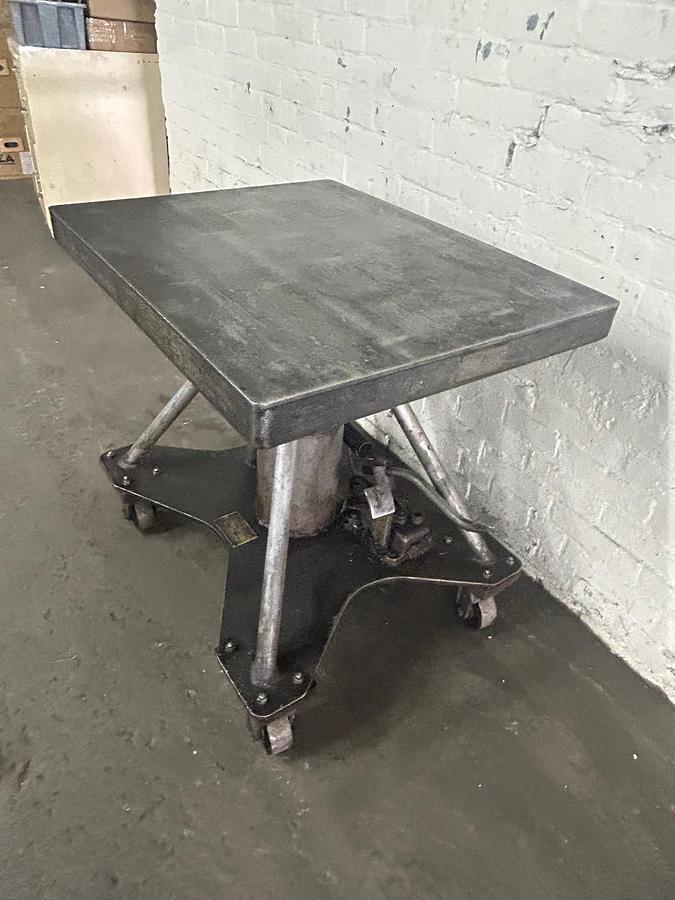 Used Vintage - Lyon Iron Works Hydraulic Lift Truck / Welding Table