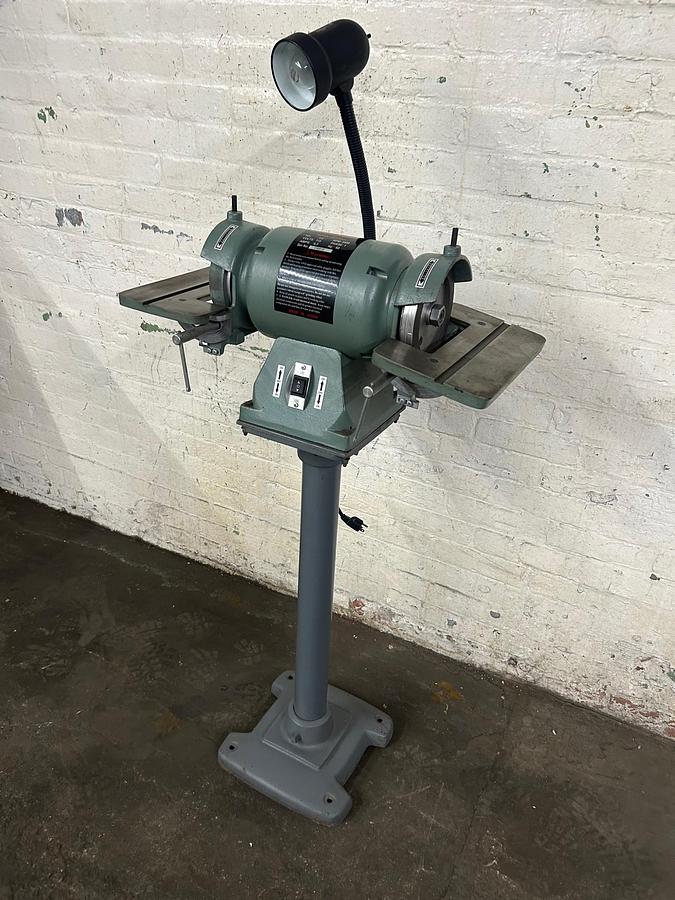 Used Tool Cutting Grinder Floor Model 64169741 STC#CED414 With Pedestal Stand