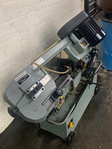 Used 5972-600 Enco 7″ x 12″ Manual Combo Horizontal & Vertical Bandsaw, Coolant System, New 2004