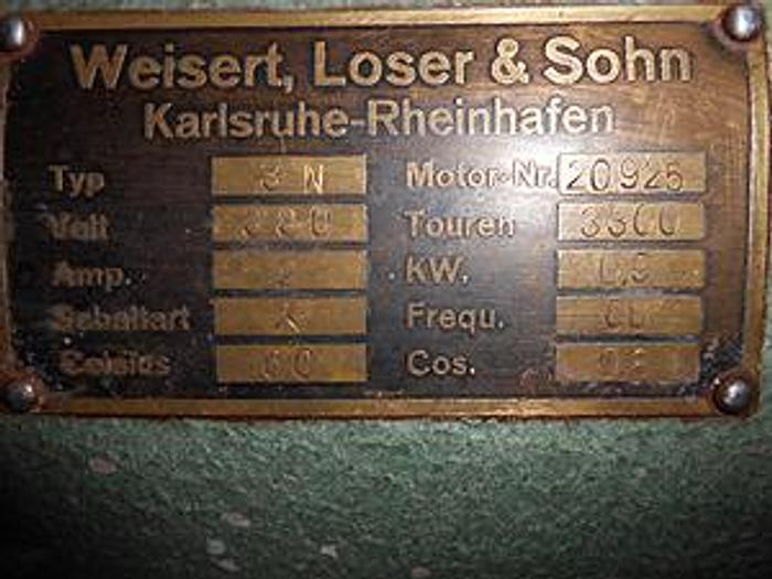 Used 8520-340 Weisert Double End Polishing Machine