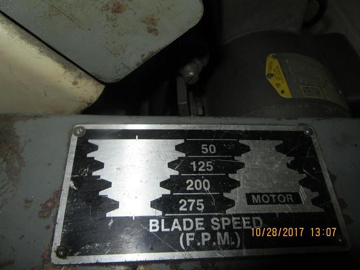 Used 2556-600 Delta/Rockwell 9″ x 16″ Horizontal Cut-Off Bandsaw, Model # 20-916