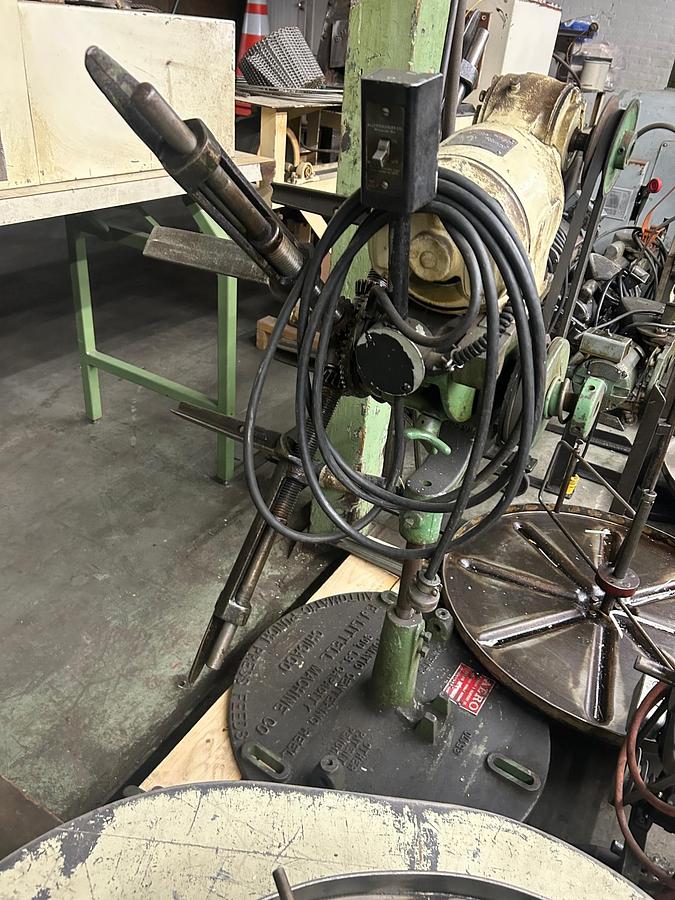 Used 300Lbs Littell Model #3 Motorized Coil Reel Uncoiler