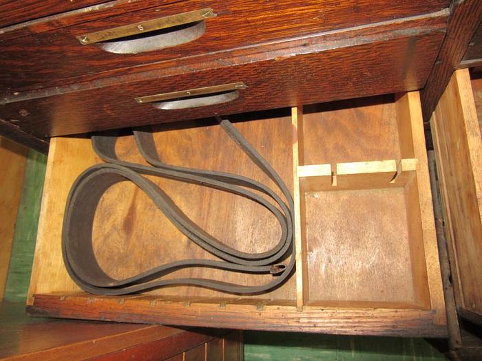 Used 5794-385 Antique American Watch Tool Co. Watchmaker’s Lathe with Wood Enclosure