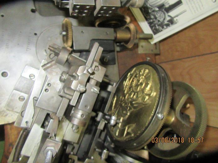 Used 0365 RA Lienhard Chaux-De-Fonds Engine Turning Machine Circa 1904