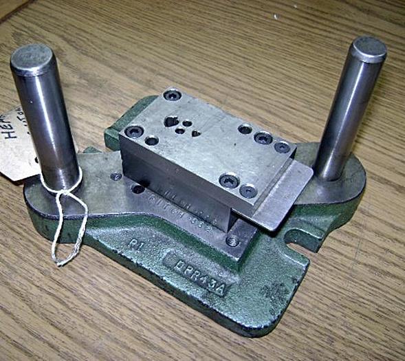 Used 1632-390 Stamping Press Tool And Die To Make Heart With Cutout Heart