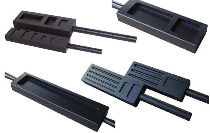 Used GOLDPRO® CAST IRON INGOT MOULDS WITH MILLED GROOVES