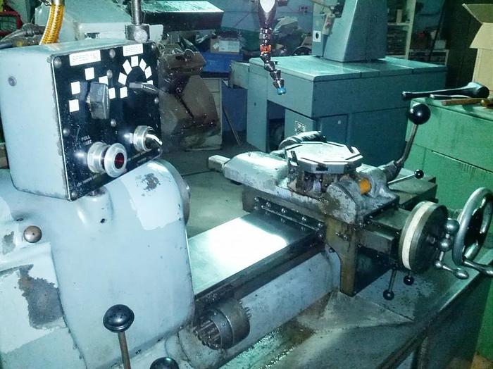 Used Hardinge Model HC Super Precision Lathe with Threading Attachment