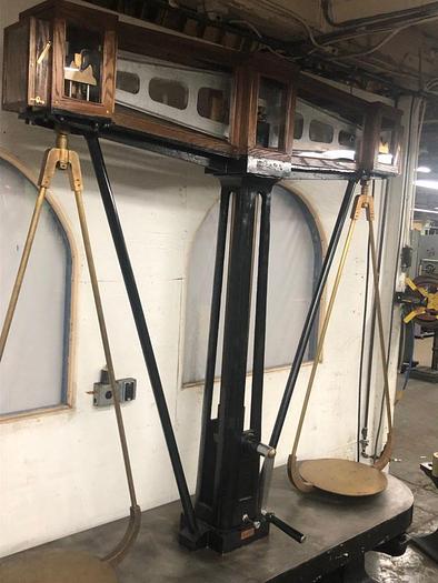 Used 4777-385 Antique US Mint Henry Troemner Type Gold Assay Bullion Balance Beam Scale