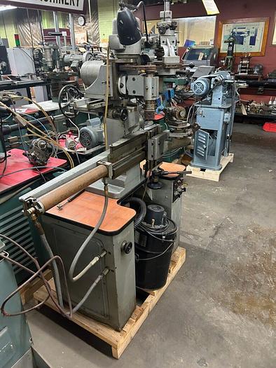 Used 3802 Moyas Two Head Diamond Faceting Cutting Machine W/rotary work holder and Collets for Jewelry Bracelets, Hoop Earrings & Bangle Cuts