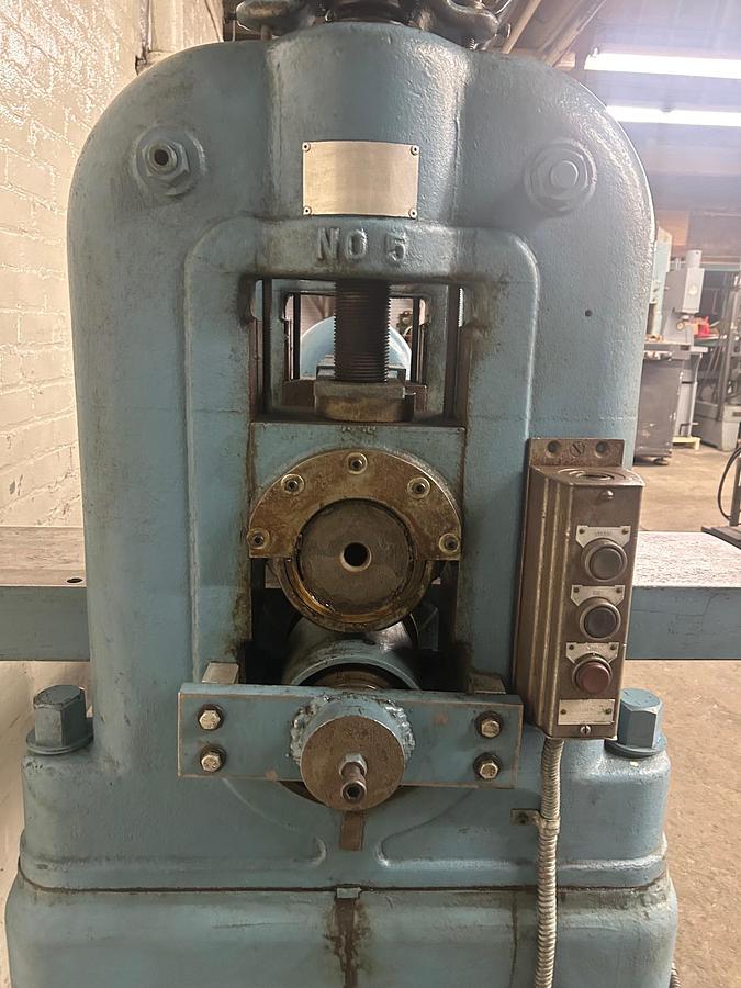 Used Mossberg & Granville 9" x 6" Heavy-Duty Power Industrial Breakdown Rolling Mill No. 5