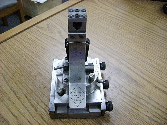 Used 1491-700 J&S Fluidmotion Radii & Angle Wheel Dresser for Tool & Cutter, Universal & Surface Grinders, Model #RFG-50