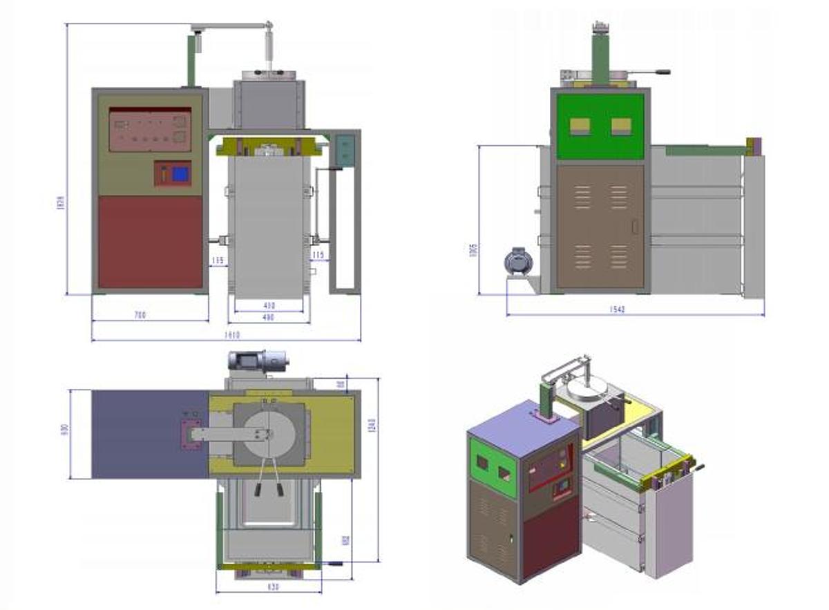 CDOCast Grain Making Machine - Gold & Silver - 20Kg Capacity - With Automatic Lifting System