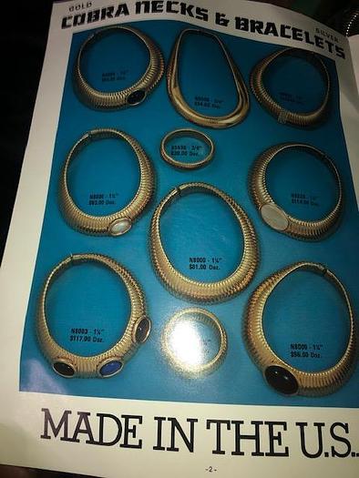 Used GOOSENECK COBRA- FASHION JEWELRY MANUFACTURING PACKAGE