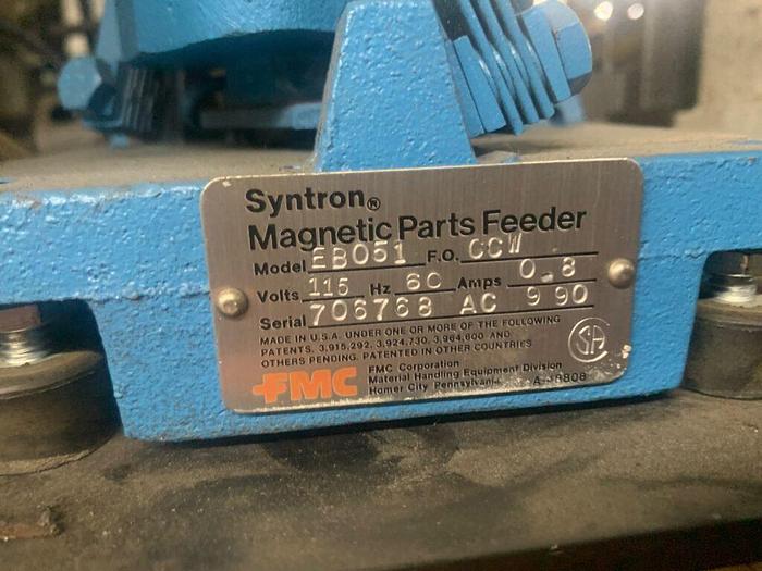 Used 5922-700 Dama Syntron Model EB051 Magnetic Jewelry Earring BAck Parts Feeder with Optima Air Feed