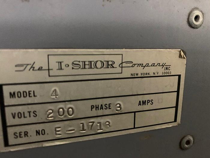 Used 4479-550 I SHOR (Torit Type) Whirlwind Model #4, 3HP Cabinet Dust Collector With Silencer