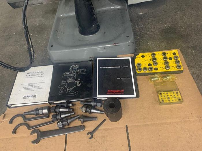 Used 5961-470 Bridgeport 3-Axis CNC, Vertical Knee Mill Milling Machine Model V2XT