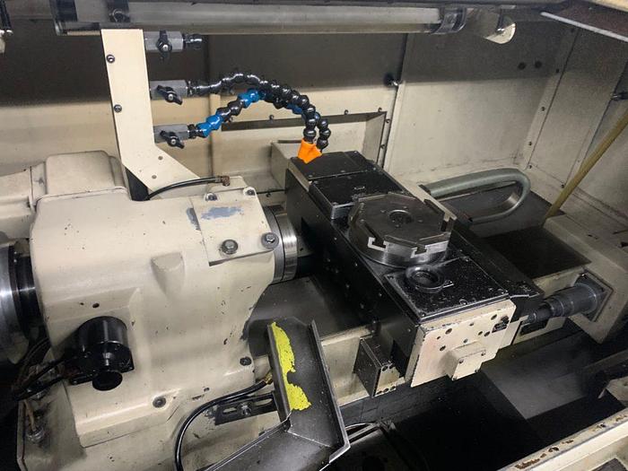 Used Hardinge CHNC-III CNC LATHE, Fanuc 18T, Hardinge Bar Feed
