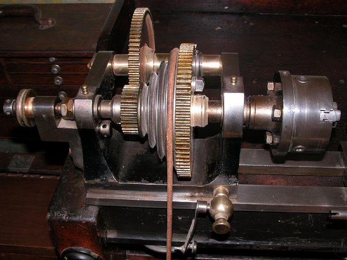 Used 2581-385 Antique Goyen Ornamental Turning Lathe – Circa 1871, with Accessories