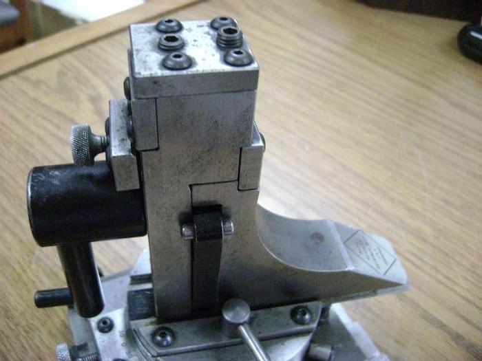 Used 1491-700 J&S Fluidmotion Radii & Angle Wheel Dresser for Tool & Cutter, Universal & Surface Grinders, Model #RFG-50