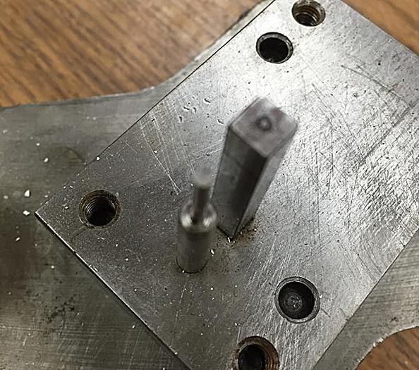 Used 1994-390 Stamping Press Tool & Die Set to Make Square and Pin Findings