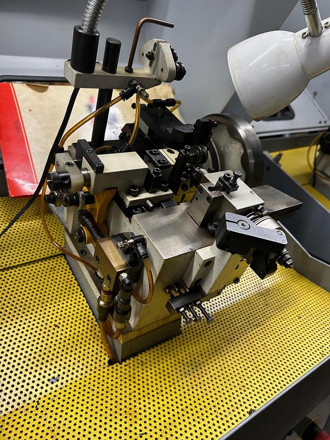 Used 8591-100 MCA Single Curb Chain Making Machine, Model RP006, S/N: 136