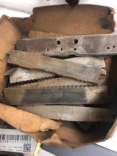 Used 3041-385 SET OF 9 ENGINE TURNING STRAIGHT LINE PATTERN BARS