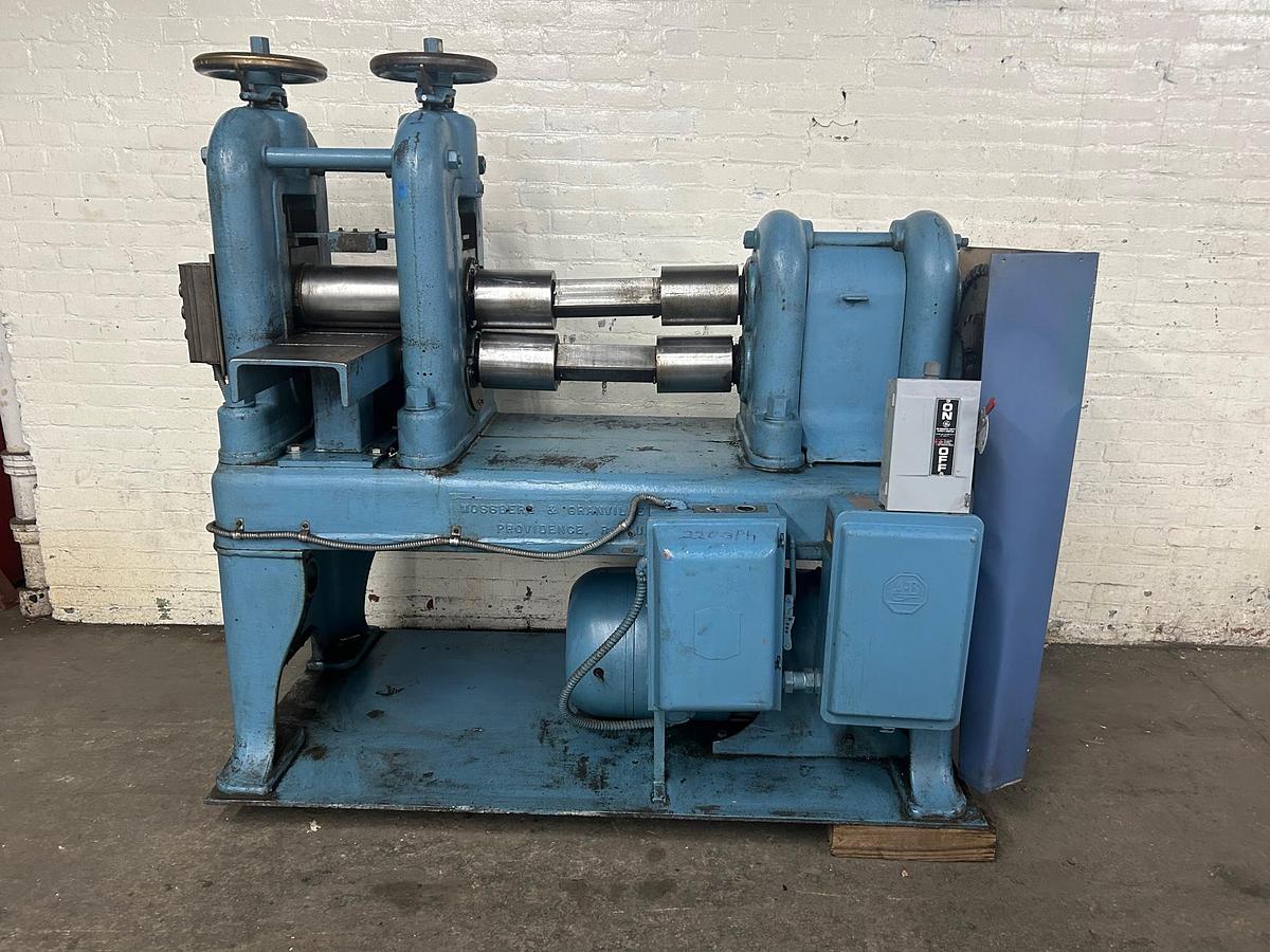 Used Mossberg & Granville 9" x 6" Heavy-Duty Power Industrial Breakdown Rolling Mill No. 5