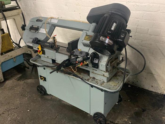 Used 5972-600 Enco 7″ x 12″ Manual Combo Horizontal & Vertical Bandsaw, Coolant System, New 2004