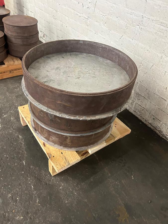 Used (3) 17" & 18" Mold Frames for White Metal Casting Machine for Jewelry, Fishing Jigs