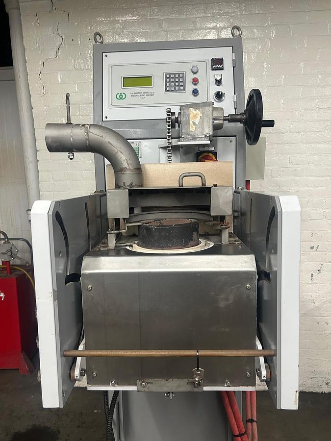 Used Italimpianti FIM/20TPU Mechanical Tilting Medium Frequency Induction Melting Furnace