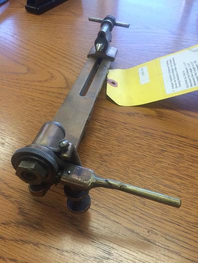 Used 5382-385 Antique Tube / Pen Cylindrical Holding Device, ENGINE TURNING GUILLOCHE MACHINE -Circa 1890-RARE!
