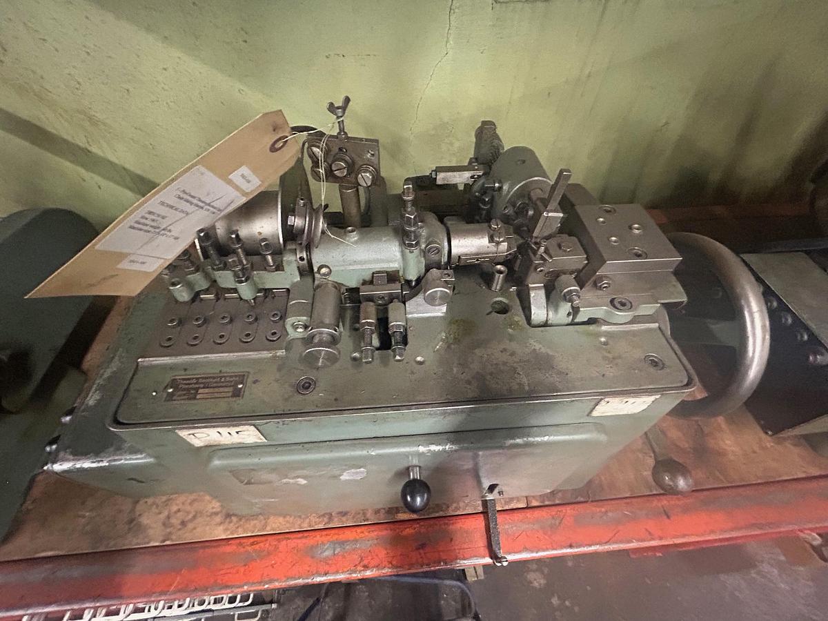 Used Small Theodore Bechtold (Germany) Curb Chain Making Machine